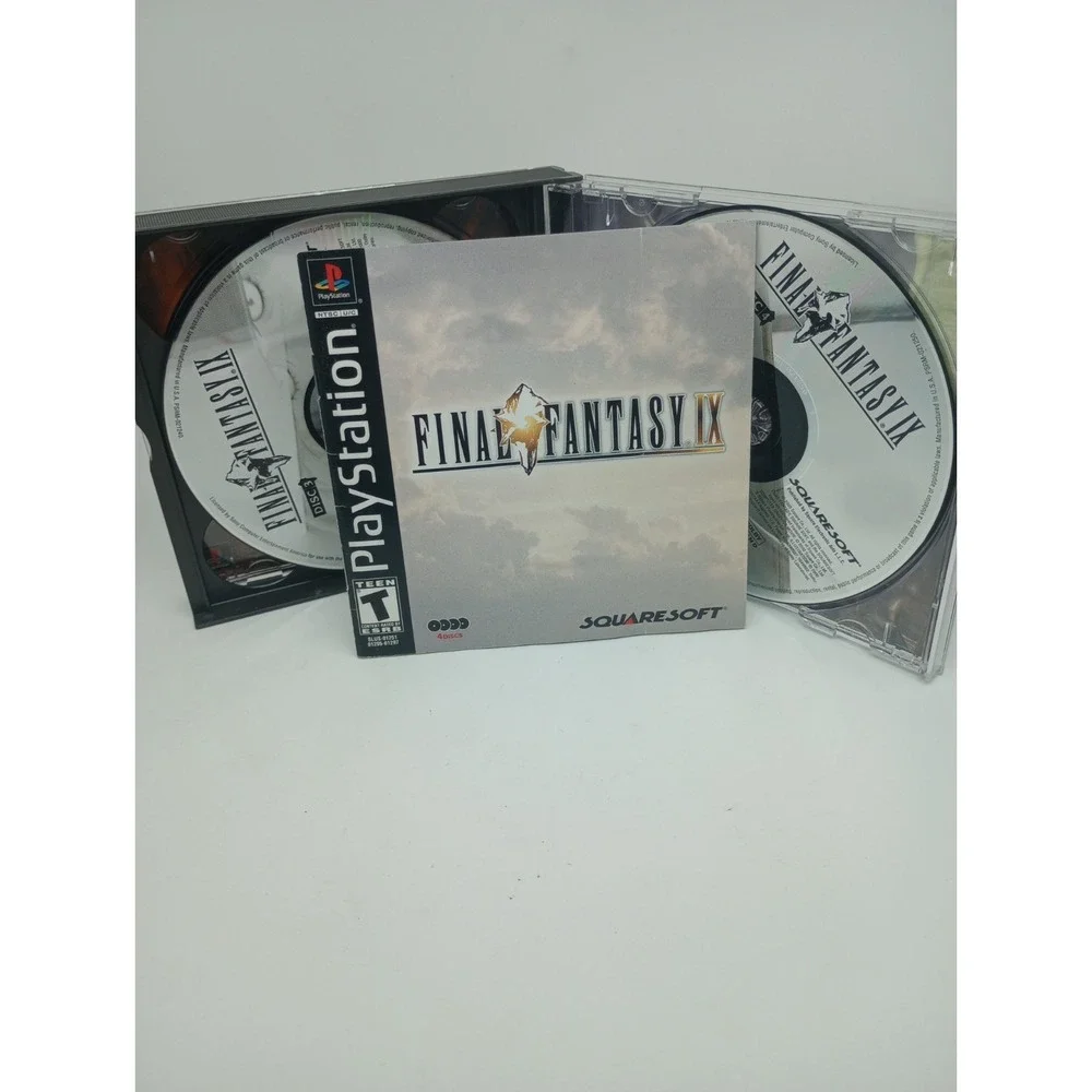 Final Fantasy 7, 8, 9, 10 & 11 Online PS1 PS2 All Black Label Great Condition